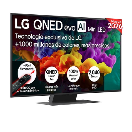Lg Tv Qned 50" 50Qned87b6a Evo Miniled Ai 4K Uhd 2026 Smart Tv - Imagen 3