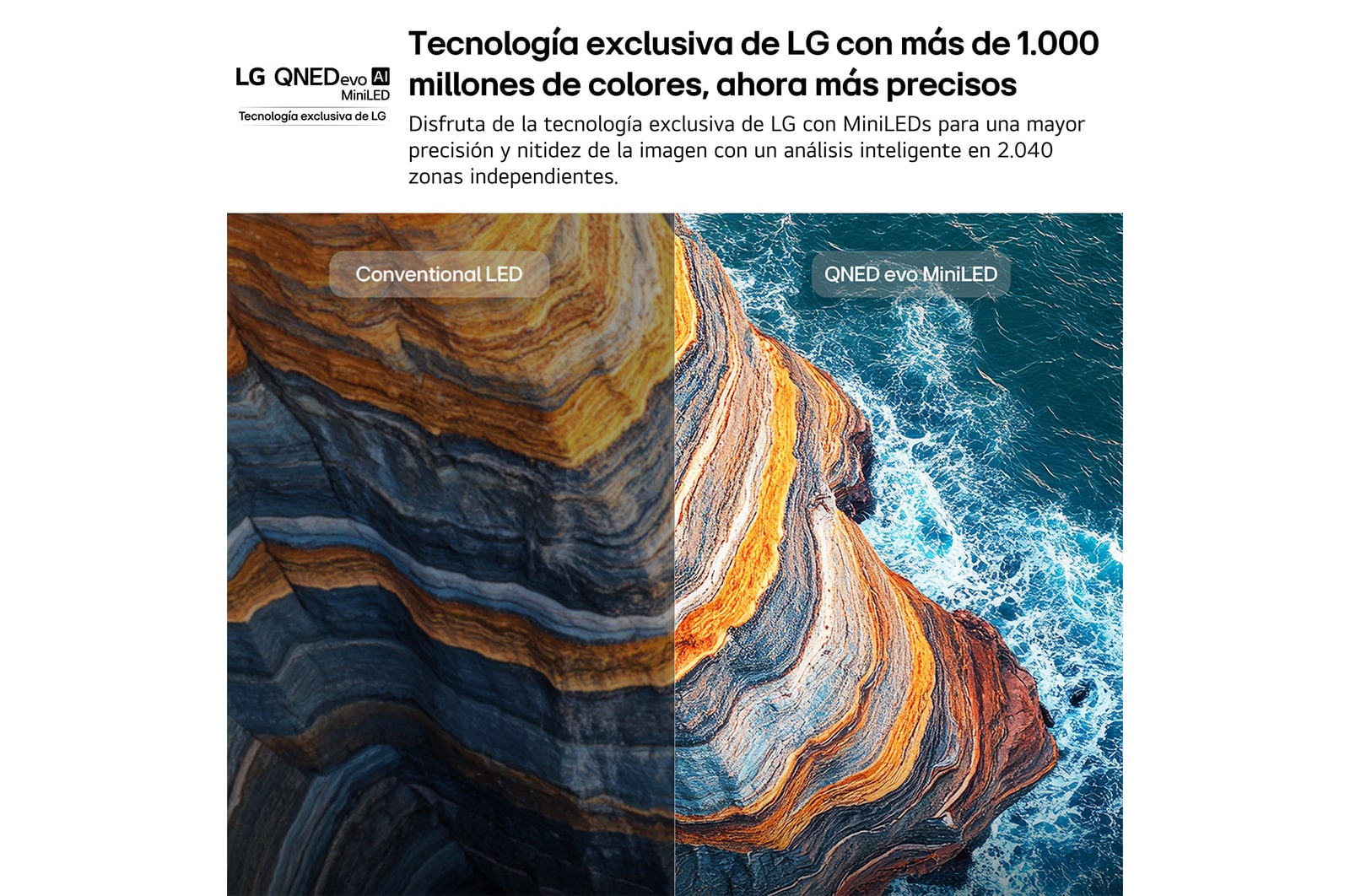 Smart TV LG QNED evo MiniLED AI QNED81 55 pulgadas 4K 2026