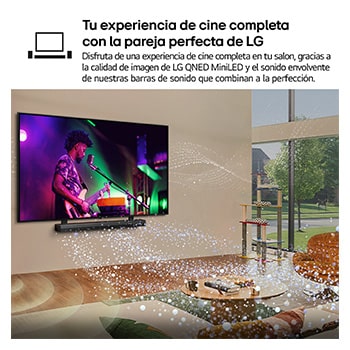 Smart TV LG QNED evo MiniLED AI QNED83 55 pulgadas 4K 2026