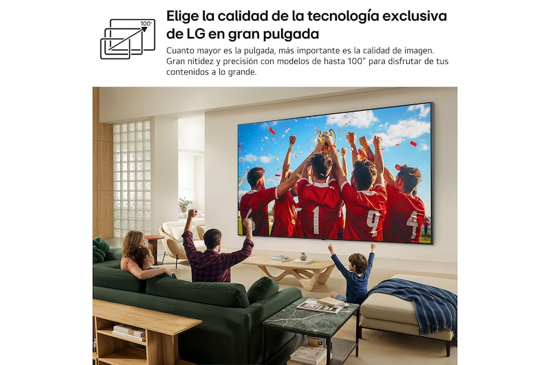 Smart TV LG QNED evo MiniLED AI QNED85 55 pulgadas 4K 2026