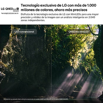 Smart TV LG QNED evo MiniLED AI QNED85 55 pulgadas 4K 2026