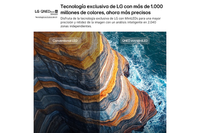 Smart TV LG QNED evo MiniLED AI QNED81 65 pulgadas 4K 2026