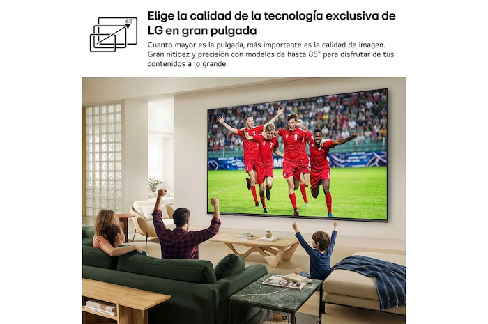 Smart TV LG QNED evo MiniLED AI QNED81 65 pulgadas 4K 2026