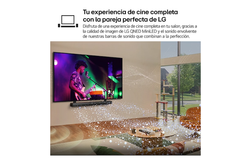 Smart TV LG QNED evo MiniLED AI QNED82 65 pulgadas 4K 2026