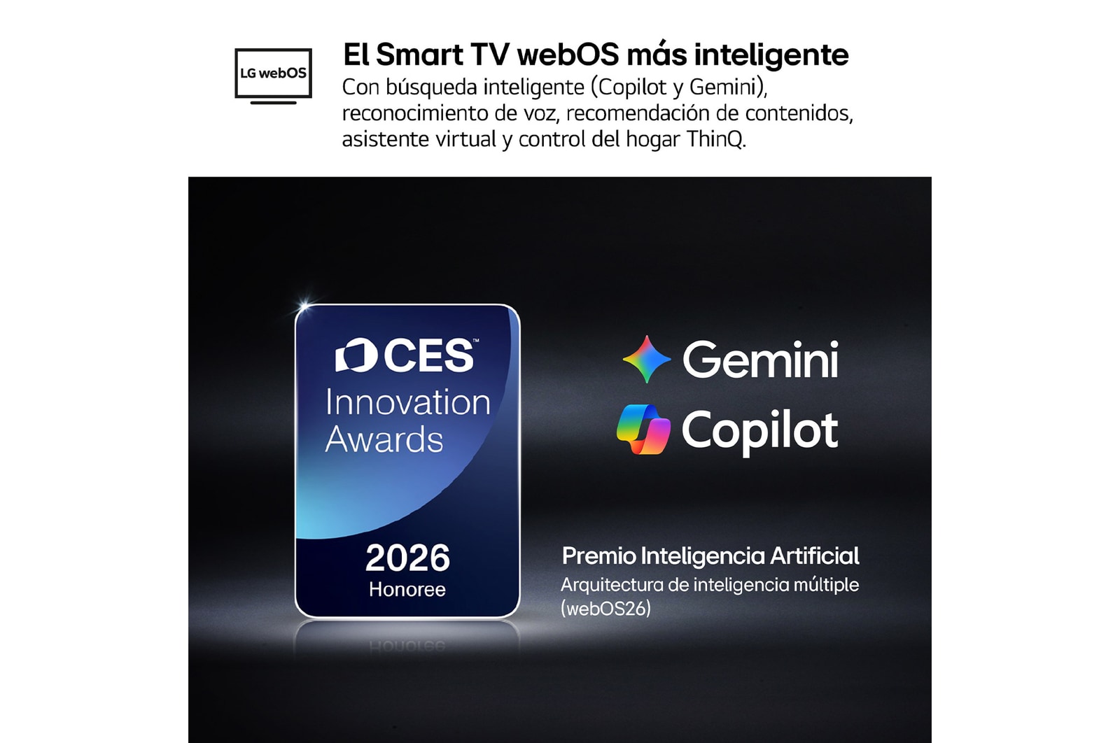 Smart TV LG QNED evo MiniLED AI QNED85 75 pulgadas 4K 2026