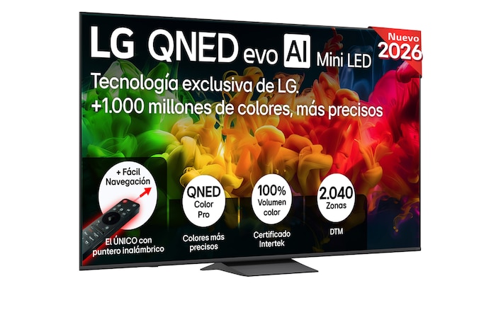 Smart TV LG QNED evo MiniLED AI QNED81 85 pulgadas 4K 2026