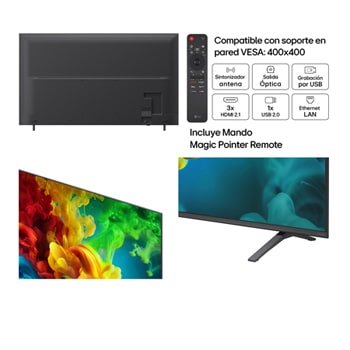 Smart TV LG QNED evo MiniLED AI QNED82 85 pulgadas 4K 2026