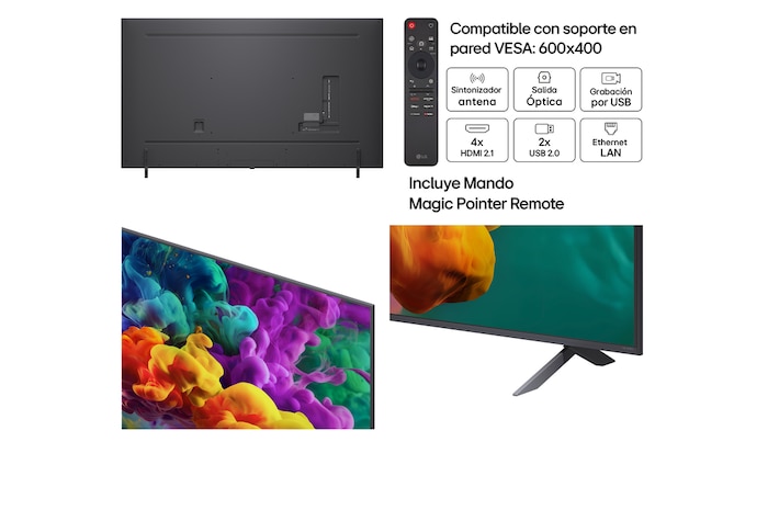 Smart TV LG QNED evo MiniLED AI QNED85 86 pulgadas 4K 2026