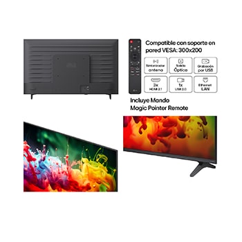 LG Smart TV LG QNED MiniLED AI QNED72 43 pulgadas 4K 2026, 43QNED72B6B