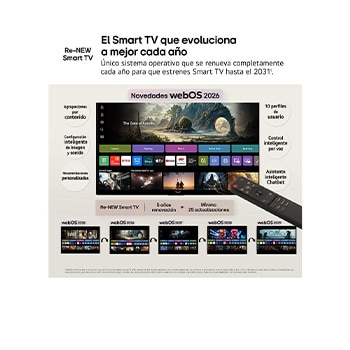 LG QNED AI QNED70 Mini LED is shown from the back, revealing a metallic rear panel with evenly spaced horizontal ridges that create a clean, structured look and emphasize the Linear Flow Design across the entire surface.