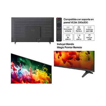 LG Smart TV LG QNED MiniLED AI QNED72 55 pulgadas 4K 2026, 55QNED72B6B