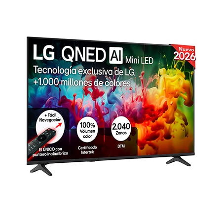 Tv Qned Lg 55" 55qned72b6b Evo Miniled Ai 4k Uhd 2026 Smart Tv