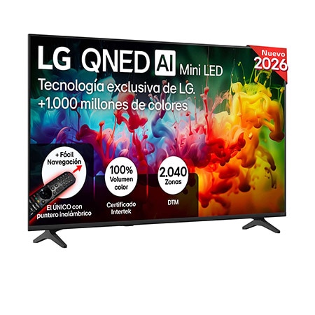Smart TV LG QNED MiniLED AI QNED7E 55 pulgadas 4K 2026 - 55QNED7EB3C | LG ES
