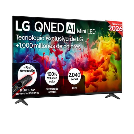 Smart TV LG QNED MiniLED AI QNED7E 65 pulgadas 4K 2026 - 65QNED7EB3C | LG ES