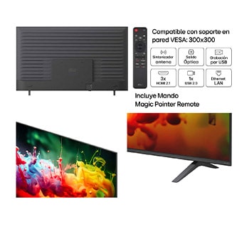 LG QNED AI QNED70 Mini LED Ultra Big TV is wall-mounted in a bright living room, showing an intense soccer moment with vivid colors and refined picture quality across a wide screen, as a family seated on sofas cheers together.