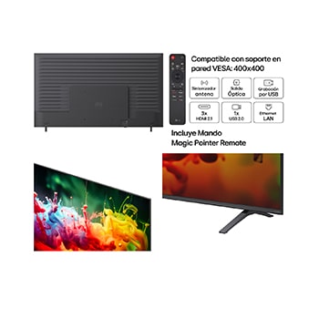 LG Smart TV LG QNED MiniLED AI QNED72 85 pulgadas 4K 2026, 85QNED72B6A
