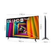 Front view of LG UHD TV, 98UT90