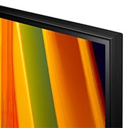 Close-up of the top edge of LG UHD TV, 98UT90