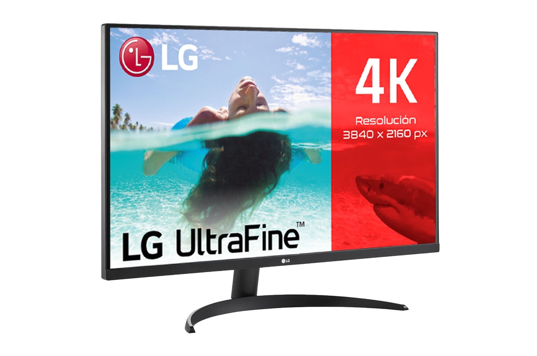 LG Monitor LG UltraFine 32", 4K UHD (3840x2160), AMD FreeSync, HDR10, DCI-P3 90%, altavoces integrados., 32UR500-B