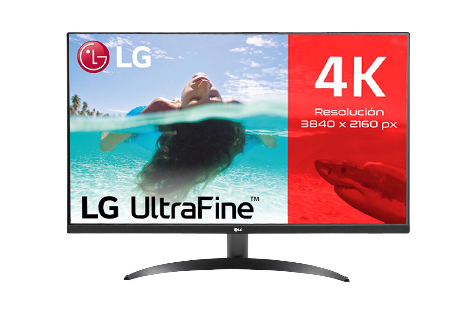 LG Monitor LG UltraFine 32", 4K UHD (3840x2160), AMD FreeSync, HDR10, DCI-P3 90%, altavoces integrados., 32UR500-B