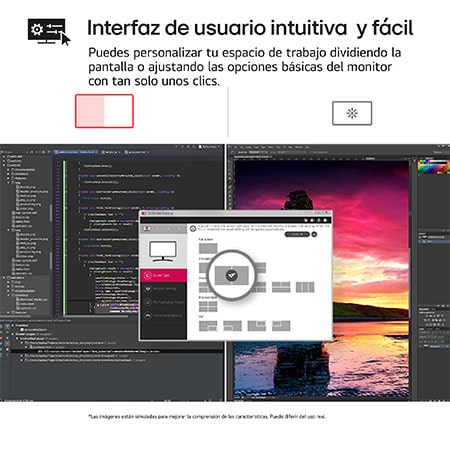 LG Outlet Monitor LG UltraFine 32", 4K UHD (3840x2160), AMD FreeSync, HDR10, DCI-P3 90%, altavoces integrados., 32UR500-B.OUTLET