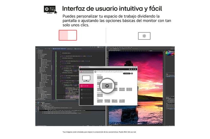 LG Monitor LG UltraFine 32", 4K UHD (3840x2160), AMD FreeSync, HDR10, DCI-P3 90%, altavoces integrados, diseño ergonómico., 32UR550VW-B.EEU