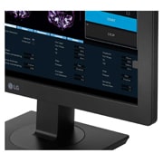 side view of the screen moving downwards for height adjustment