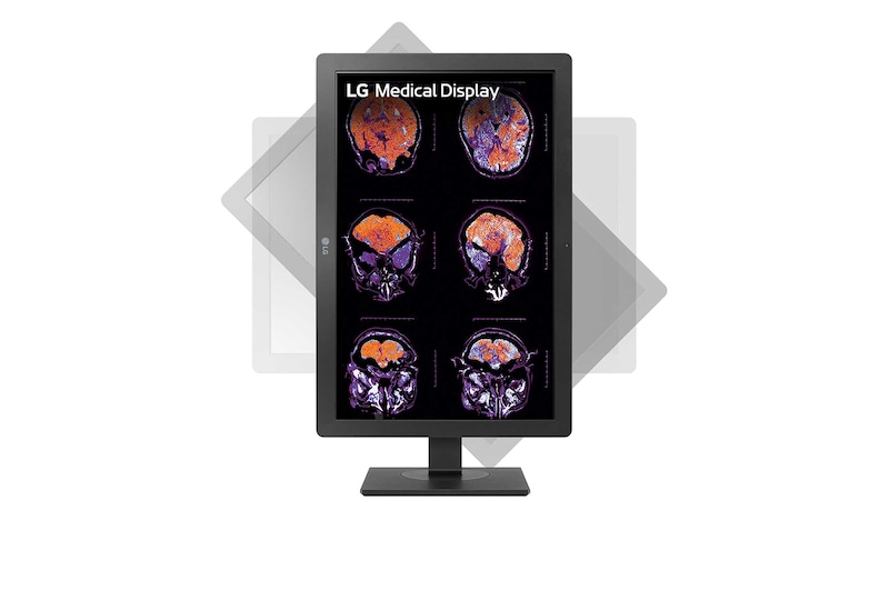 side view of the screen moving downwards for height adjustment