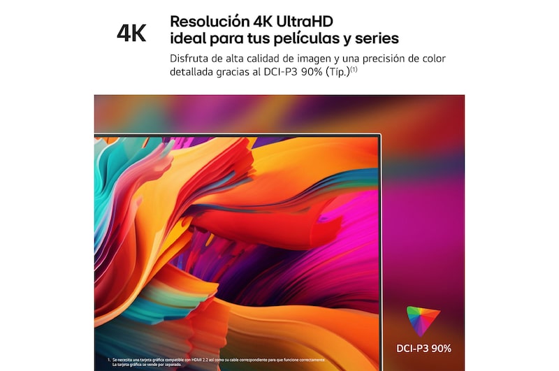 LG Smart Monitor 32'', 4K UHD, 60 Hz, webOS 23, USB tipo-C, DCI-P3 90% , 32SR73UW-W.EEU