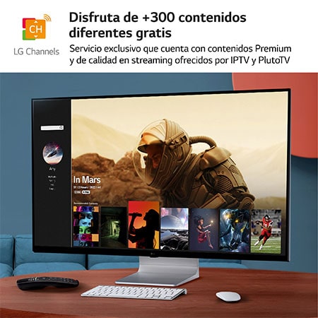 LG Outlet LG MyView Smart Monitor 43'', 4K UHD, 60 Hz, WebOS 22, 43SQ700S-W.OUTLET