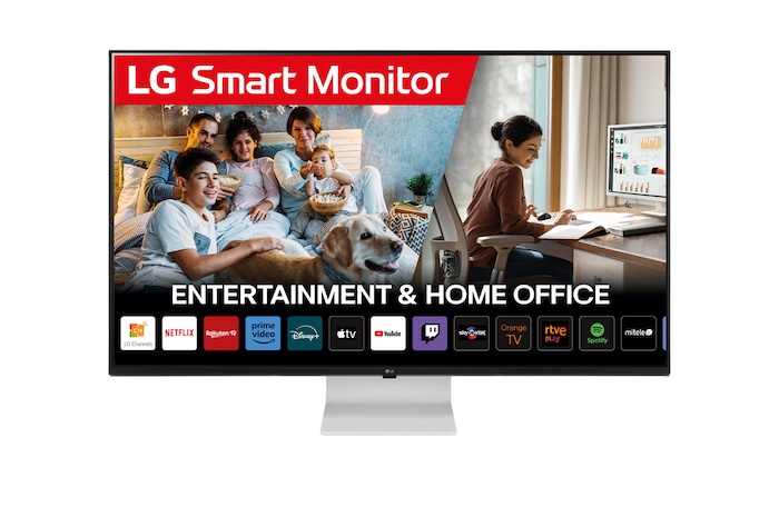 LG Outlet LG Smart Monitor 43'', 4K UHD, 60 Hz, WebOS 22, 43SQ700S-W.OUTLET