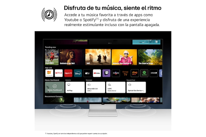 LG Outlet LG Smart Monitor 43'', 4K UHD, 60 Hz, WebOS 22, 43SQ700S-W.OUTLET