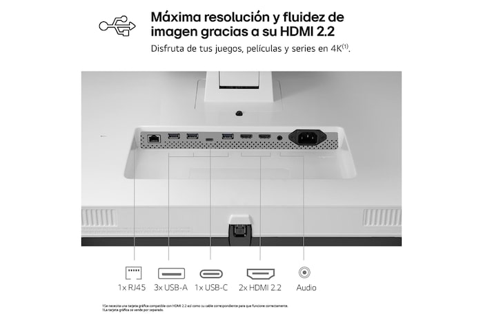 LG Outlet LG Smart Monitor 43'', 4K UHD, 60 Hz, WebOS 22, 43SQ700S-W.OUTLET