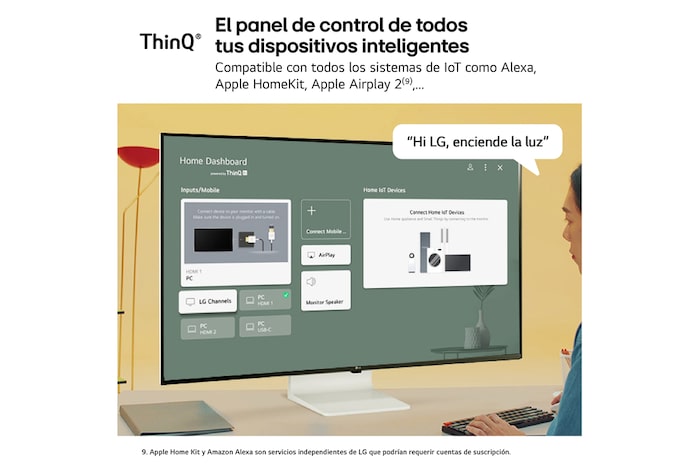 LG Outlet LG Smart Monitor 43'', 4K UHD, 60 Hz, WebOS 22, 43SQ700S-W.OUTLET