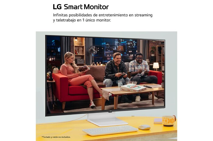 LG Outlet LG Smart Monitor 43'', 4K UHD, 60 Hz, WebOS 22, 43SQ700S-W.OUTLET