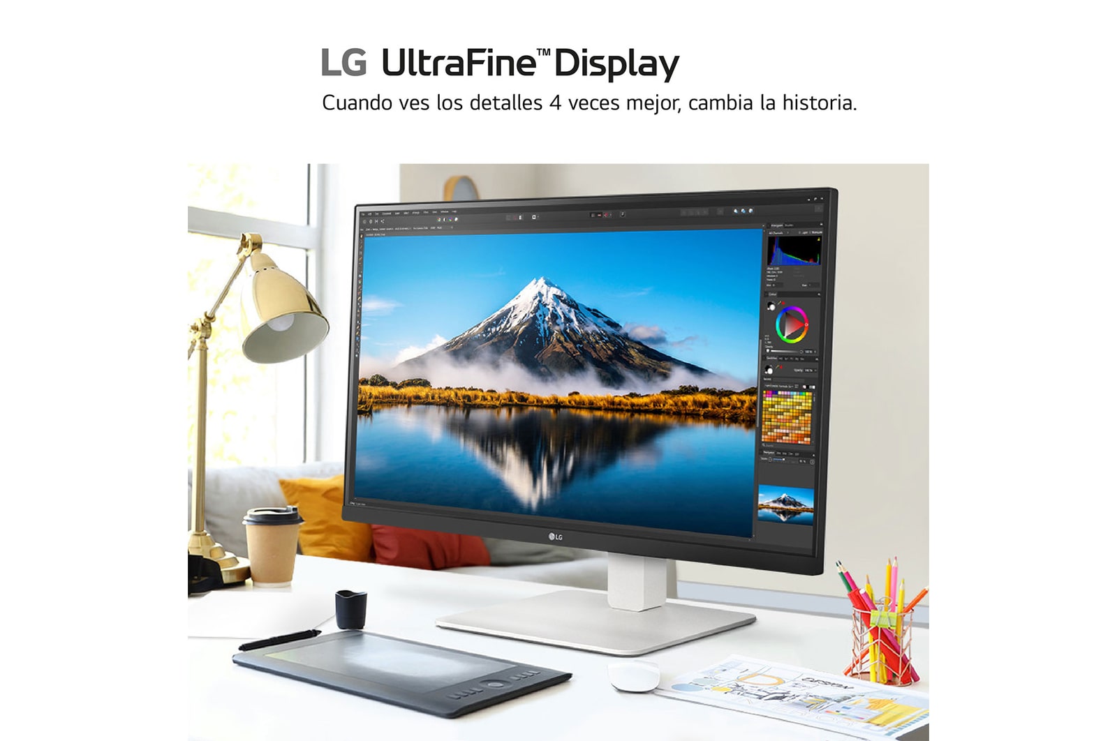LG Monitor LG UltraFine 27'' , IPS, 4K UHD, 60 Hz, 27US550-W