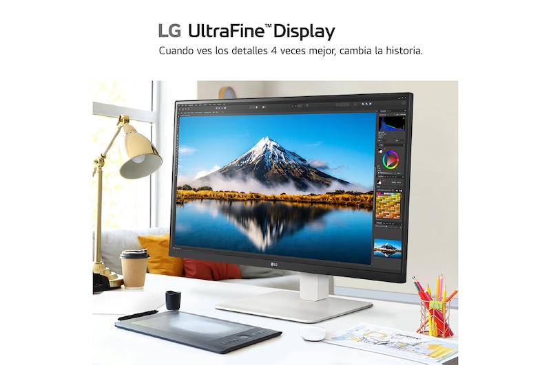 LG Outlet Monitor LG UltraFine 27'' , IPS, 4K UHD, 60 Hz, 27US550-W.OUTLET