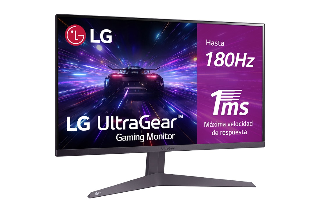LG Monitor Ultragear, 24", Full HD (1920 x 1080), 180 Hz, 1 ms, AMD FreeSync, HDR10, Black Stabilizer, 24GS50F-B