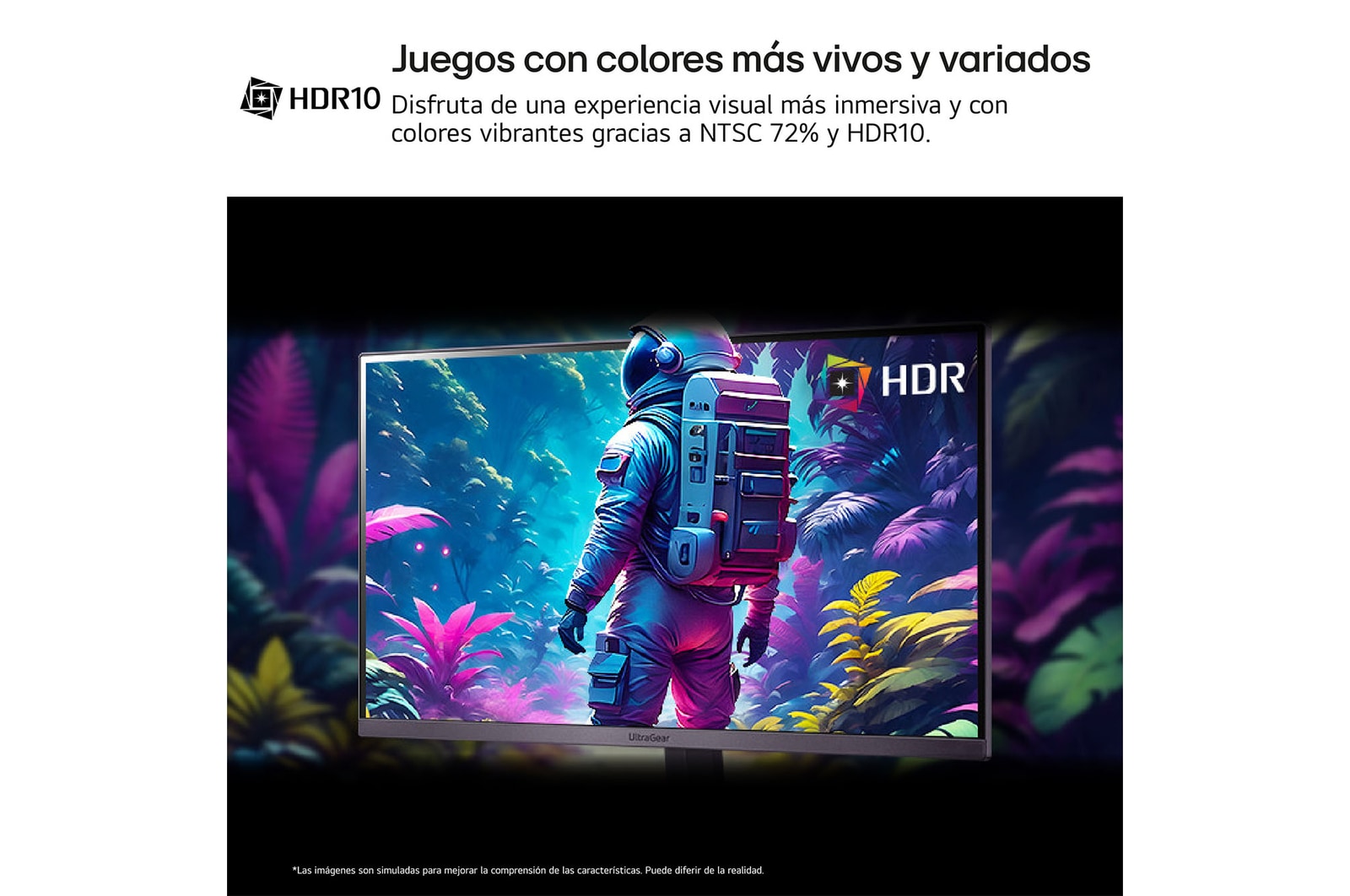 LG Monitor Ultragear, 24", Full HD (1920 x 1080), 180 Hz, 1 ms, AMD FreeSync, HDR10, Black Stabilizer, 24GS50F-B