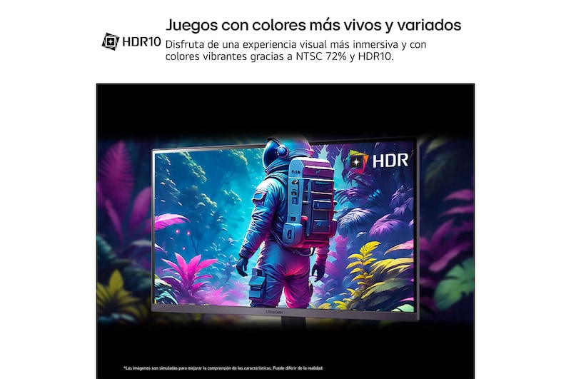 LG Monitor Gaming LG UltraGear, 24", VA, FHD (1920x1080), 180Hz, 1 ms, 24GS50F-B