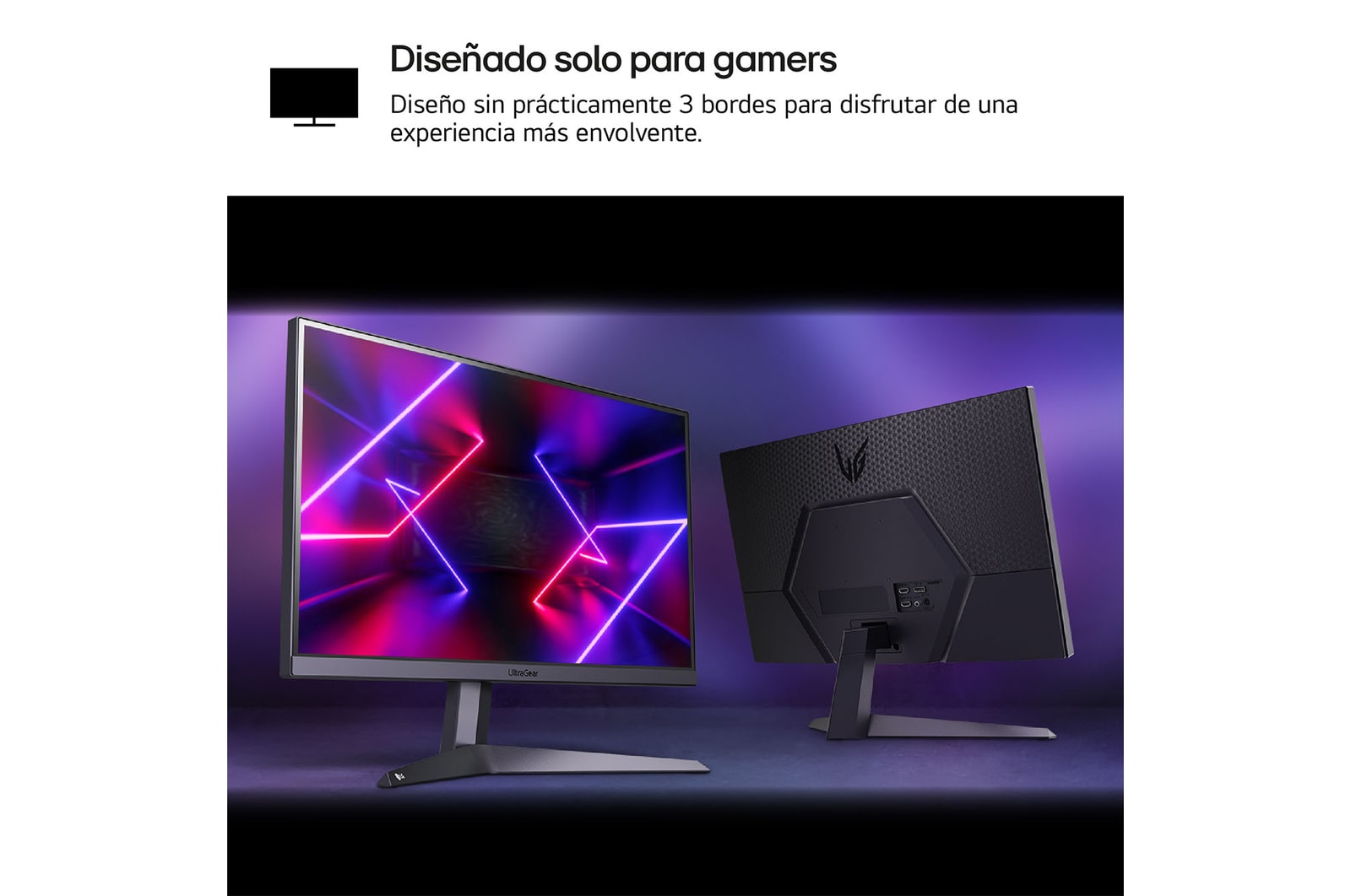 LG Monitor Ultragear, 24", Full HD (1920 x 1080), 180 Hz, 1 ms, AMD FreeSync, HDR10, Black Stabilizer, 24GS50F-B