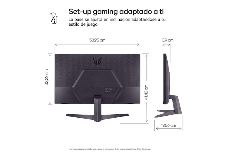 LG Monitor Gaming LG UltraGear, 24", VA, FHD (1920x1080), 180Hz, 1 ms, 24GS50F-B