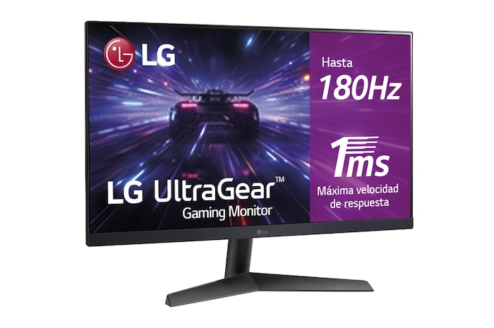 LG Monitor Gaming LG UltraGear, 24", IPS, FHD (1920x1080), 180Hz, 1 ms, 24GS60F-B