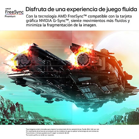 LG Outlet Monitor Gaming LG UltraGear™ de 24 pulgadas | Full HD de 180Hz IPS con tiempo de respuesta de 1ms (GtG), compatible con G-SYNC® FreeSync™, 24GS60F-B.OUTLET