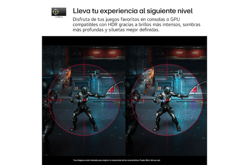 LG Monitor Gaming LG UltraGear™ de 24 pulgadas | Full HD de 180Hz IPS con tiempo de respuesta de 1ms (GtG), compatible con G-SYNC® FreeSync™, 24GS60F-B