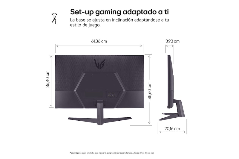 LG Monitor LG UltraGear  27'' , FHD, 180 Hz, 1ms, 27GS50F-B.AEUQ