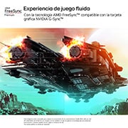 LG Outlet Monitor Gaming LG UltraGear™ de 27 pulgadas | Full HD de 180Hz IPS con un tiempo de respuesta de 1ms (GtG), compatible con G-SYNC® y FreeSync™, 27GS60F-B.OUTLET