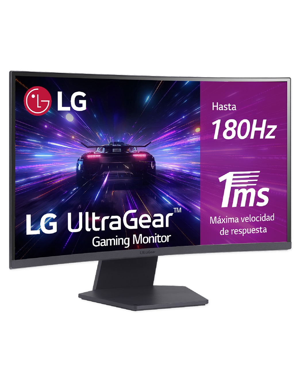 Monitor Gaming LG UltraGear™ QHD Curvo de 27 pulgadas y 180Hz