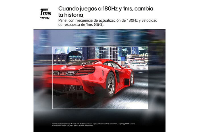 Cuando juegas a 180Hz y 1ms