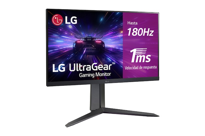 LG  Monitor gaming UltraGear™ FHD 180Hz de 27 pulgadas | 1ms (GtG), HDR10, FreeSync™, 27GS65F-B